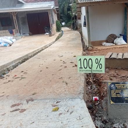 Rambat beton dusun 04 2x60 meter 