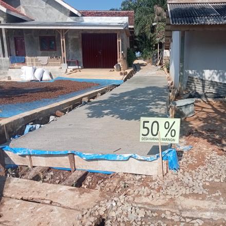 Rambat beton dusun 04 2x60 meter 