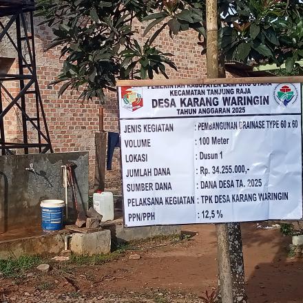 Drenase dsn 01 panjang 100 meter 